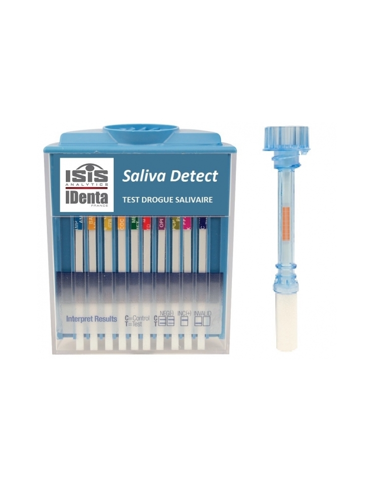 Test salivaire pour 10 types de drogues - Toxcontrol Diagnostik